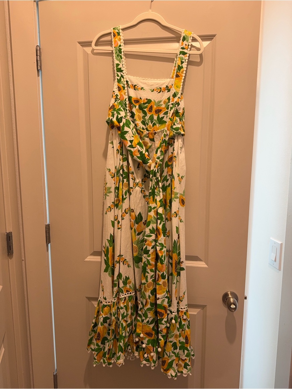 Farm Rio Papaya Salad Midi Dress - Picture 5 of 5
